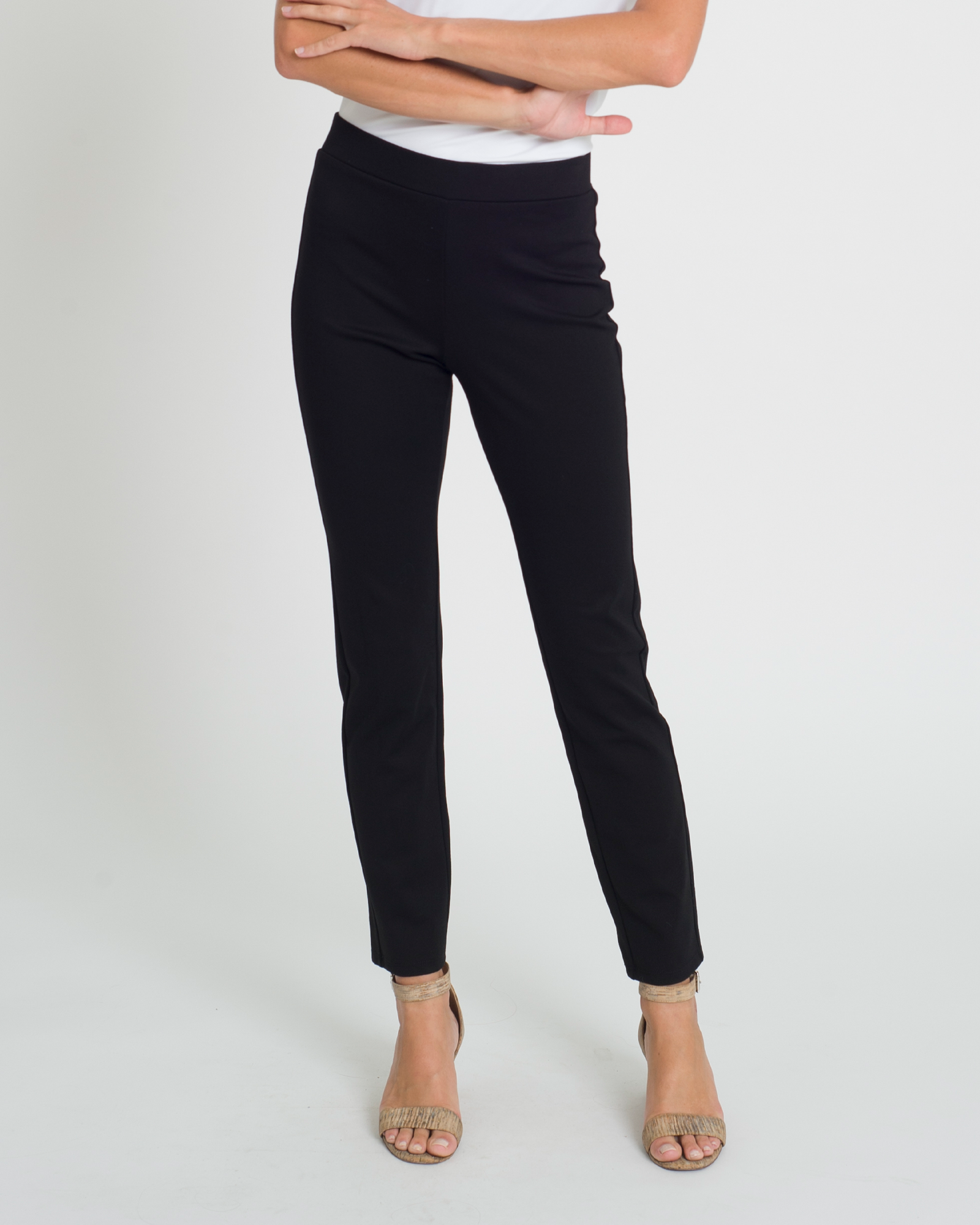 Olivia Ankle Pant - Ponte Knit