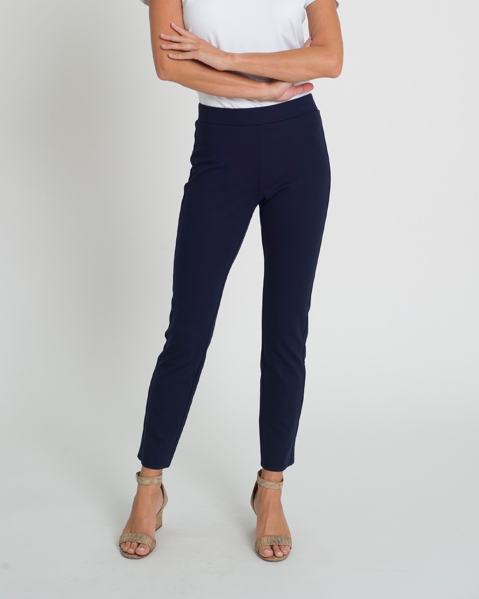 Olivia Ankle Pant - Ponte Knit